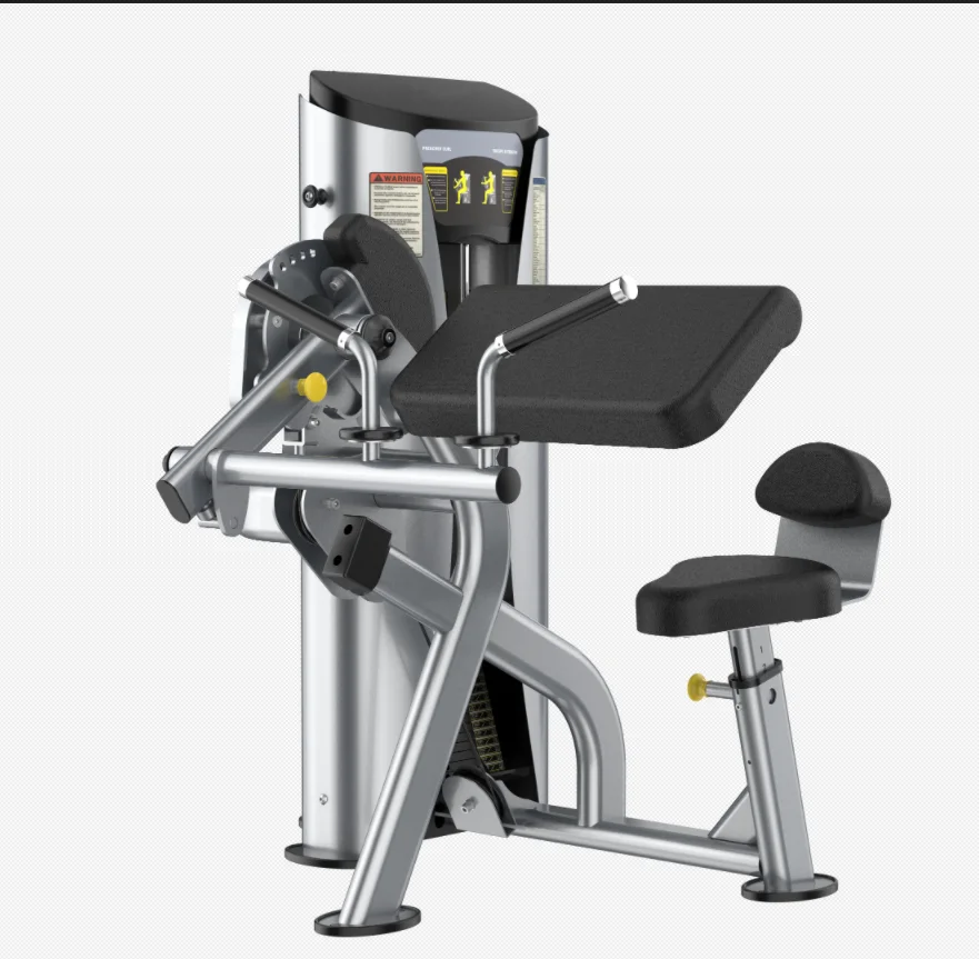 

Hot Sale Dual-Function Steel Preacher Curl/Triceps Extension Gym Selectorized Pin Load Selection Machines Direct Factory Sales