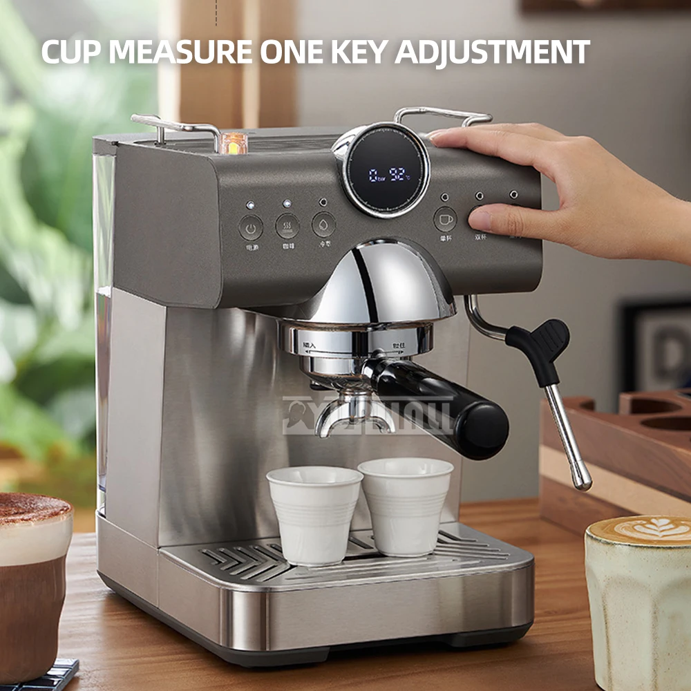 Electric Espresso Machine Coffee Maker Household Automatic Steam Milk Frother Espumadores De Leche Kaffeemaschine