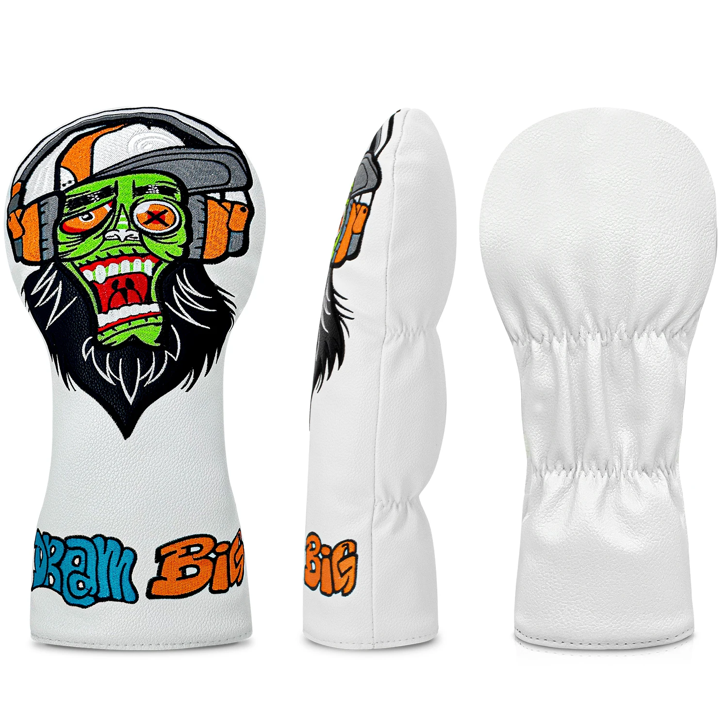 Fashion Beard Pattern Golf Club Headcover, Golf Accessories, Dustproof & Durable, Offer Reliable Club Protection image 3