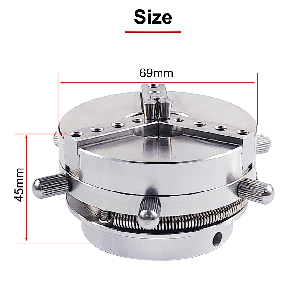 Hunst d69 auto lock rotations aufsatz cnc router laser beschriftung maschine drehachse futter für ring armband schmuck gravur. – Detail 4