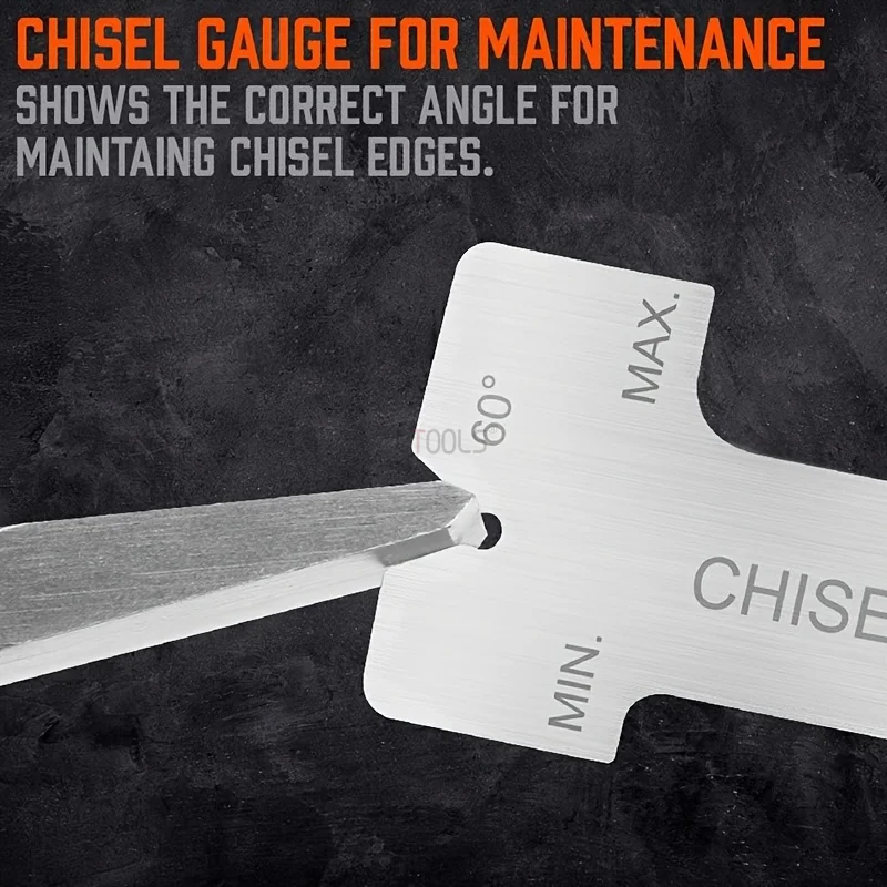 16pcs Punch and Chisel Set Taper Punch Pin Punch Cold Chisel Gauge CR-V Chisel Bits Portable Hexagonal Shank Fitter Tool Kit