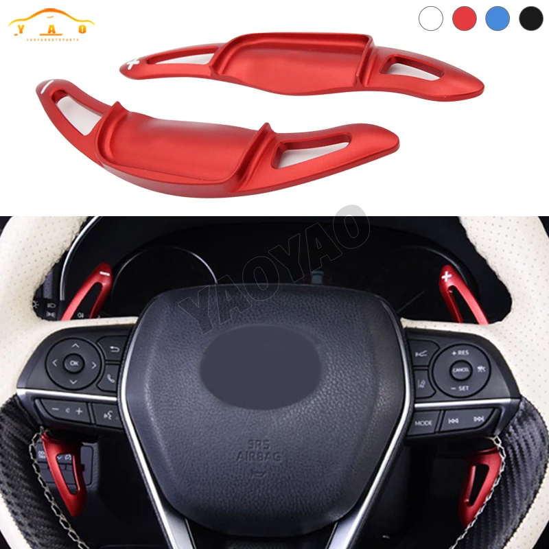 

Aluminum Alloy Paddle Shifter For Toyota Camry 2018 Car Steering Wheel Shift Paddle DSG Extension Gear Sticker Car Acccessories