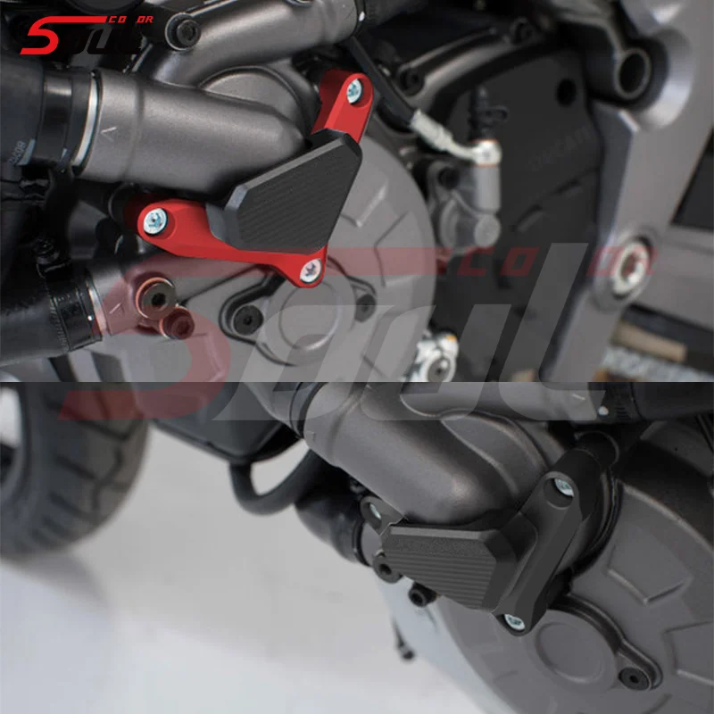 Motorcycle Water Pump Protective Slider Guard Cover  For Ducati Monster 821 Monster 1200 S Multistrada 950/1200/1260 Motorcycle