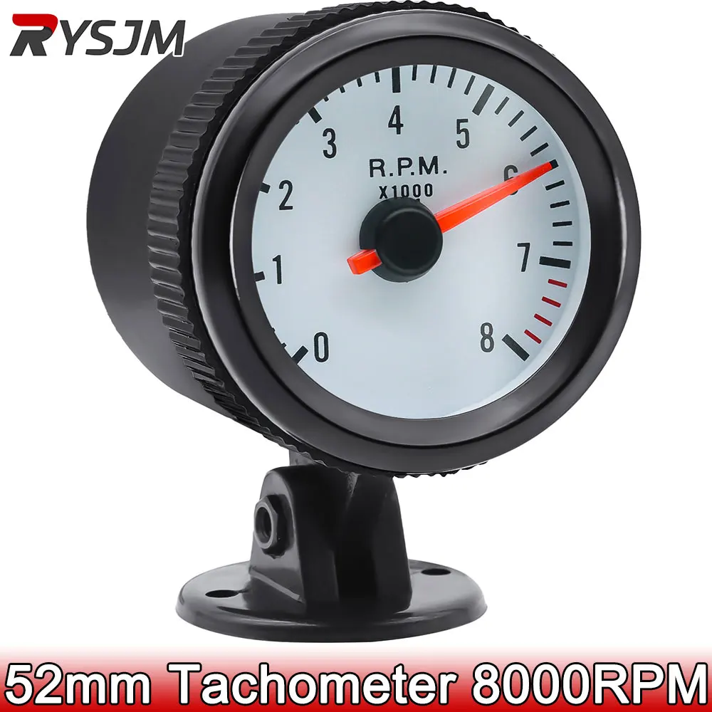 

Тахометр и Держатель датчика, 52 мм, 0-8000 об/мин