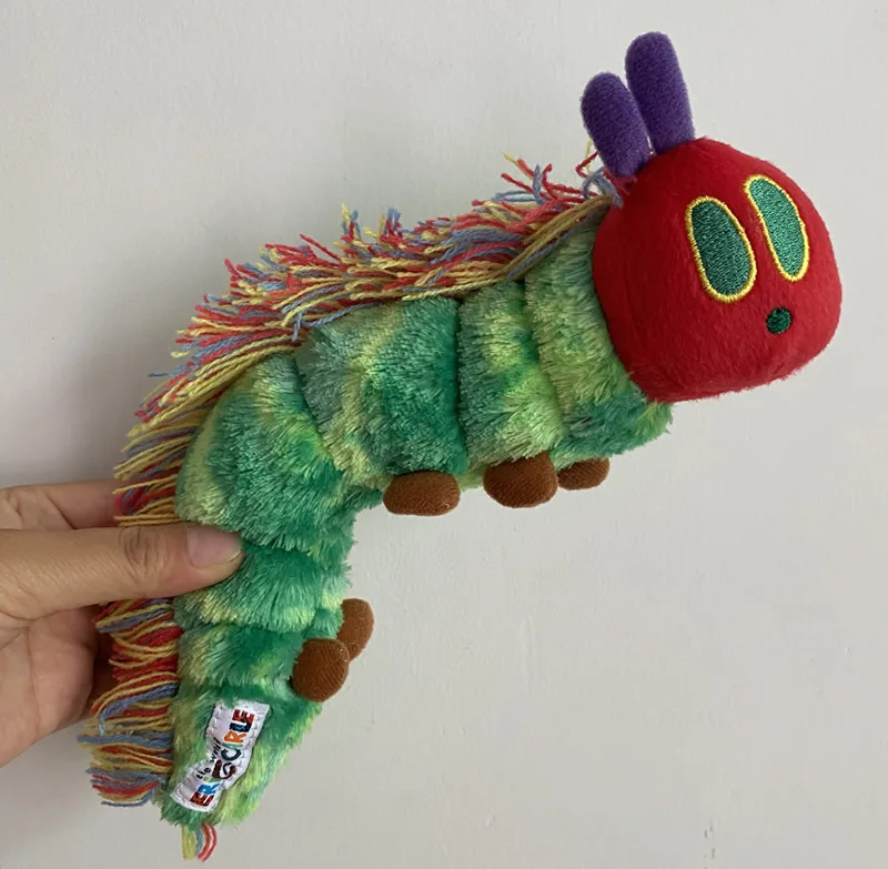 Autentico modello 3 il bruco molto affamato di Eric Carle farcito peluche bambini regali per bambini