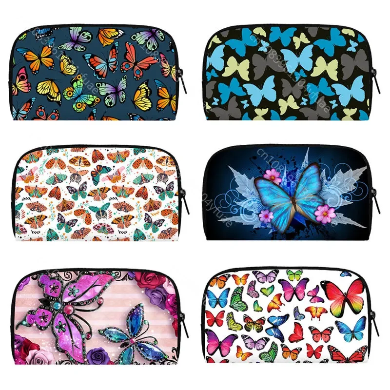 Women Butterfly Flower Butterfly Wallet Cute Handbag Coin Purse  Lady Clutch Tassel Small Money Coins Bags