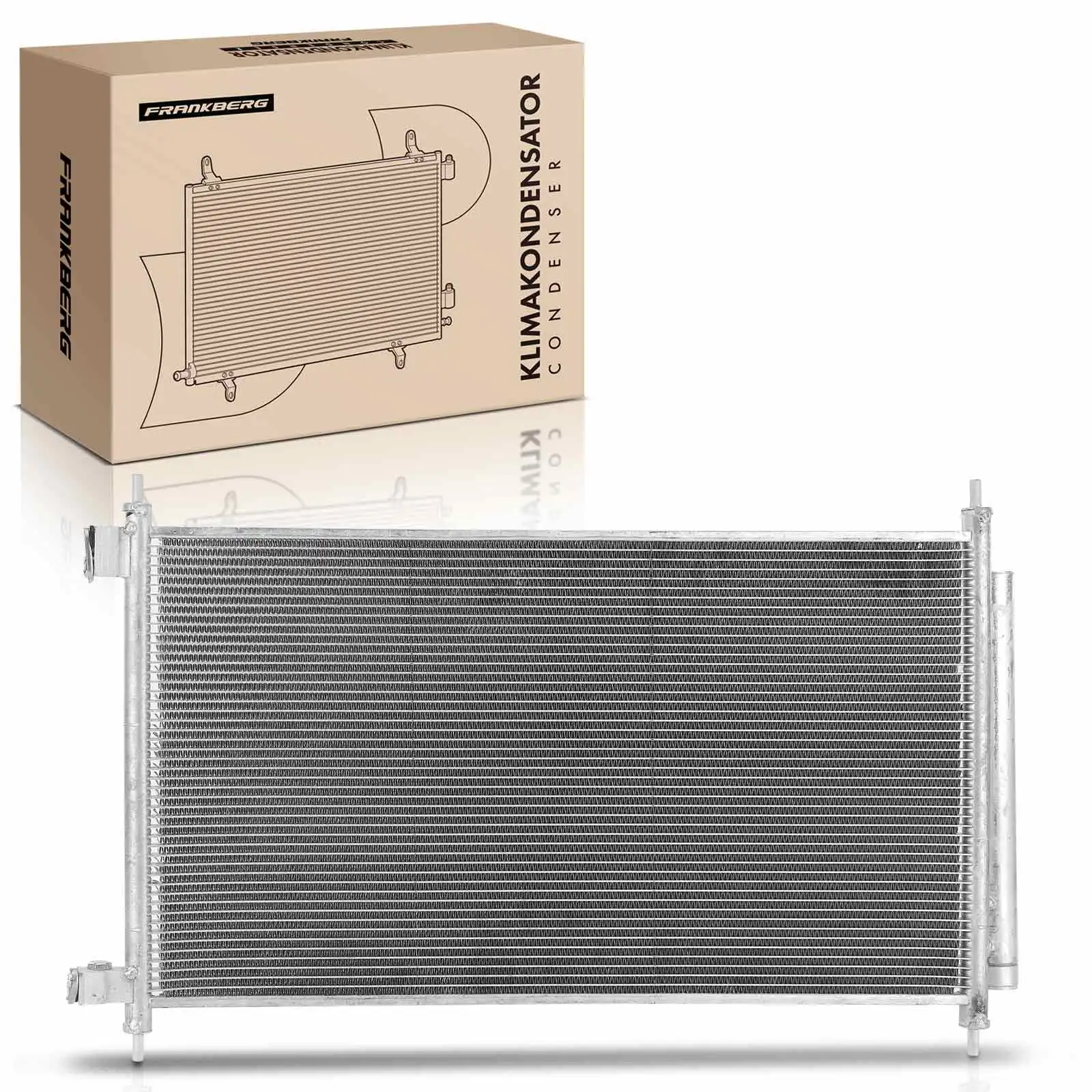 Frankberg 1x condensator airco voor Nissan NV200 Evalia busbus 1.6L Bj vanaf 2010 92100JX00A 92100 HY20A 940382