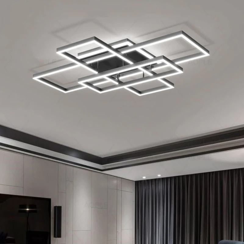 Lámpara led nórdica para decoración del hogar, salón, dormitorio, luces de techo para habitación, lámparas para sala de estar, lámparas de iluminación interior
