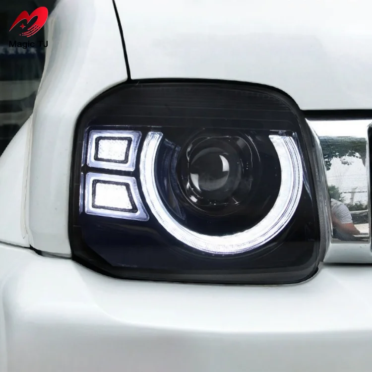 2007-2017 سوزوكي جيمي JB23 JB43 LED المصابيح الأمامية متتابعة بدوره إشارة 6000k درجة حرارة اللون الجبهة رئيس مصباح ل جيمي جديد