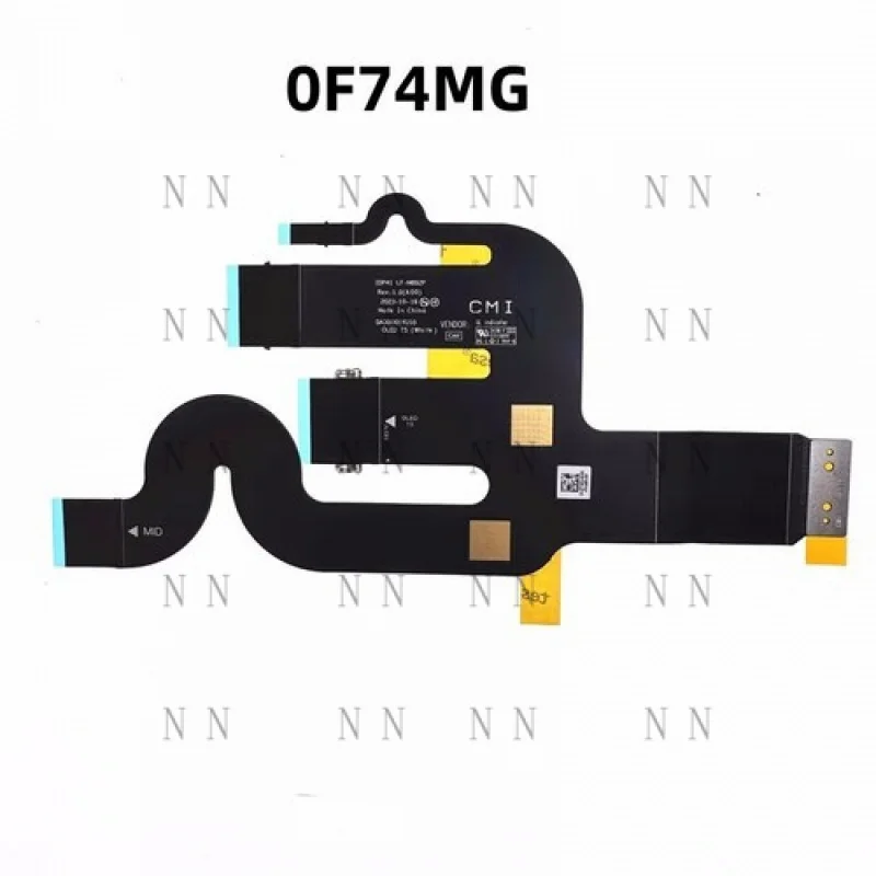 

QGG Original for Dell XPS 14 9440 OLED TOUCH CABLE F74MG 0F74MG (White version)