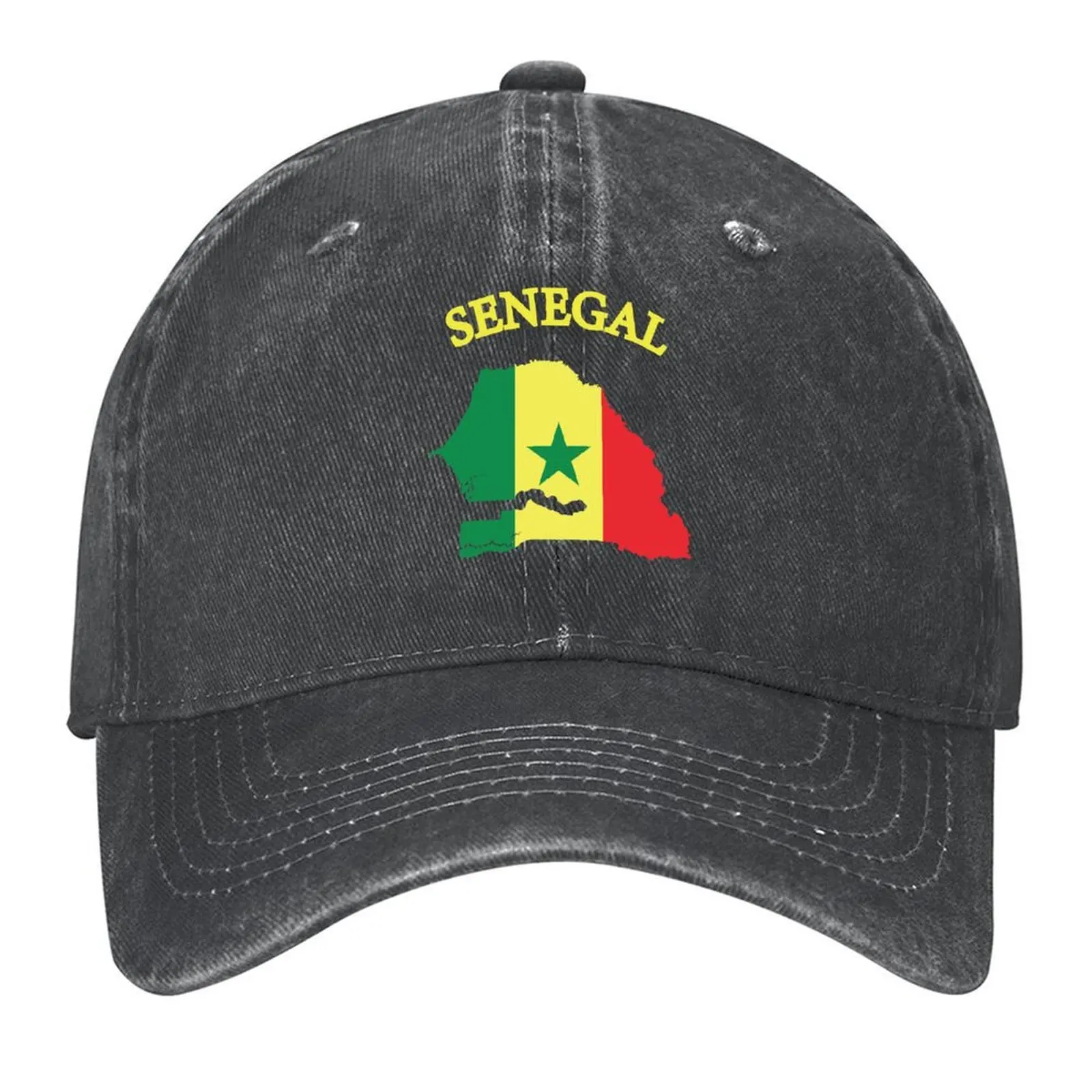

Flag Of Senegal Baseball Cap Anime Hat tea Hat fun hats Hat Man Luxury Caps Women Men's