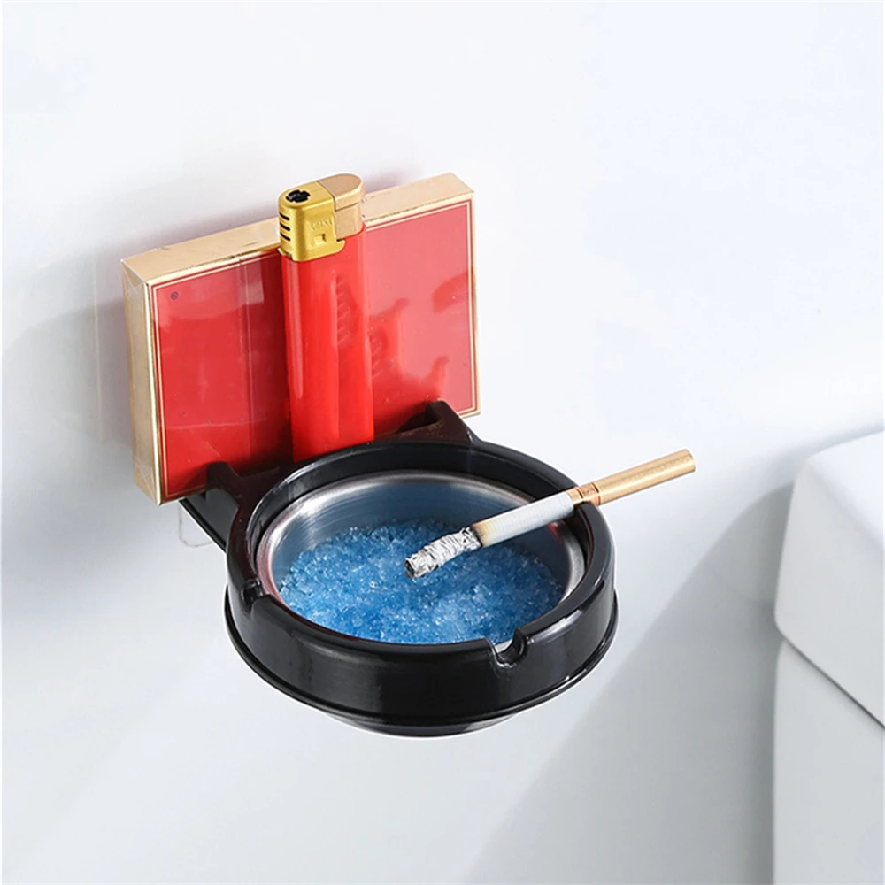 1pc Wand Aschenbecher Indoor Liner Aschenbecher Wc Gewidmet Tablett Für Home Wc Lagerung Liefert