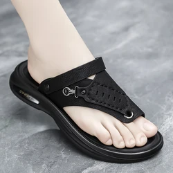Men's Outdoor Casual Sandals Fashion Sports Sandals Summer Open Toe Beach Shoes Soft Bottom Thickened Comfortable Rain Slip Shoe