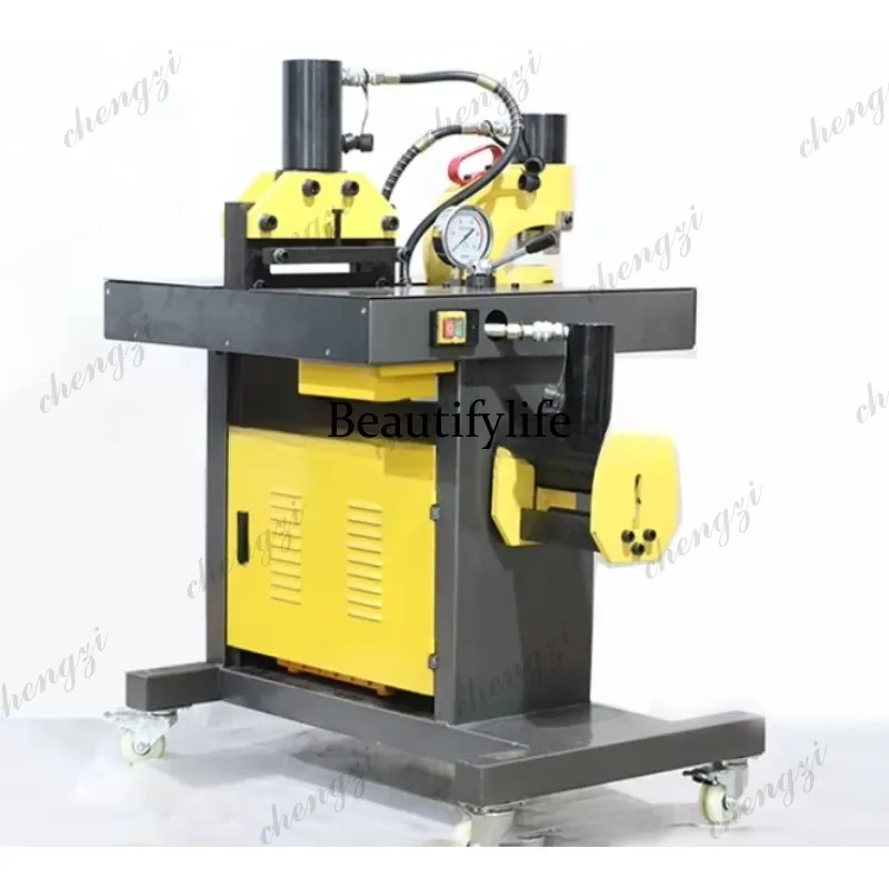 ASMT Portable Copper Busbar Processing Machine Electric Bending Cutting Punching Three In One Tool