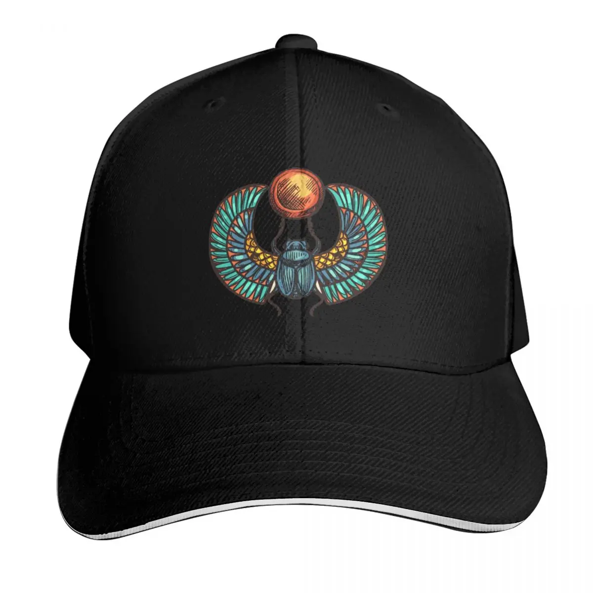 Ancient Scarab Baseball Cap Gift for Him Her Casual Daily Wear Quick Dry Performance