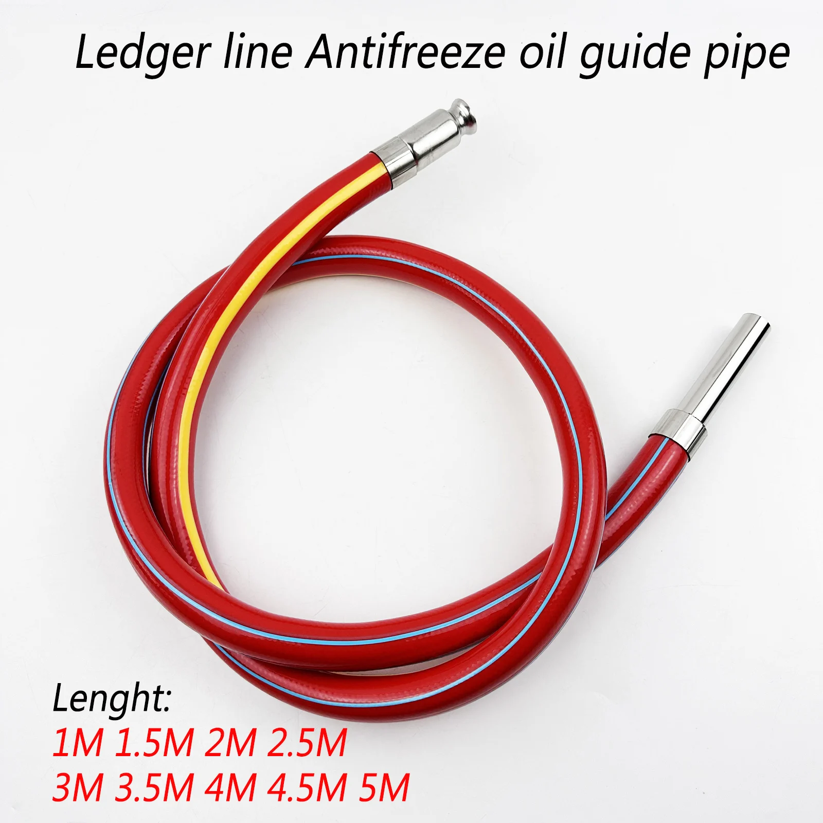 

Universal Stainless Steel Joint Fuel Hose 1M 2M 3M 4M 5M Automotive Modification Fuel Hose Modification Accessories