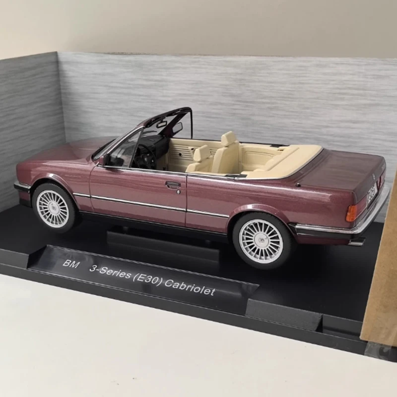

MCG масштаб 1/18 3 (E30) кабриолет сплав имитация модели автомобиля статическая коллекция украшенные праздничные подарки игрушки сувенирный подарок