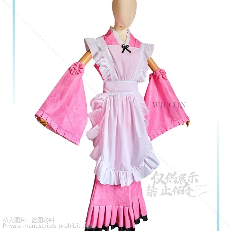 Anime Game Project Sekai Colorful Stage! Cosplay Costume Kimono Matcha Maid Bunny Girls Cosplay Dress Women Cute Kawaii Lolita