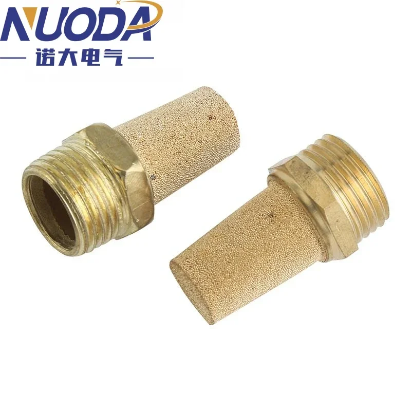 NUODA Pneumatic brass exhaust pagoda silencers BSL M5 1/8 "1/4" 3/8 "1/2" Silencing device noise filter external thread