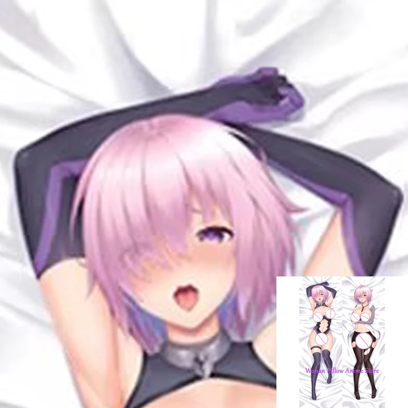 

Dakimakura Anime Pillow Cover Mashu Double Sided Print Life-size Halloween Christmas Decoration