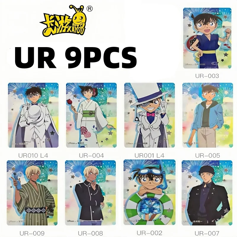 KA YOU Detective Conan Card Insight Package 1 Episode Mouri Ran Multicolor AR SR SSR UR  Card Reasoning Rare Collectible Cards