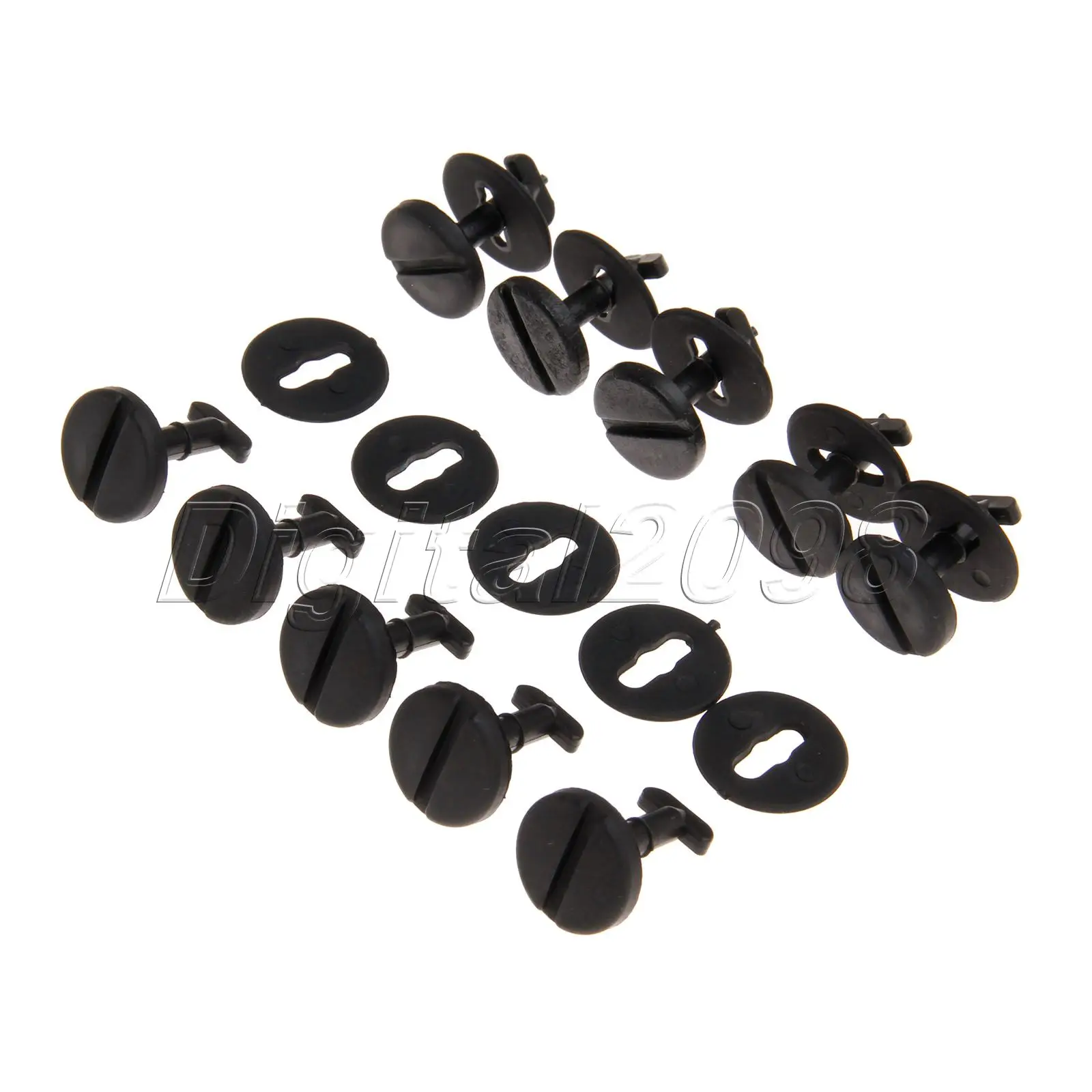 

10x Floor Carpet Mat Clips Twist Lock With Washers For BMW E36 E46 3 Series E38 E39 5 &7 Series Automobile Replace Fastener Clip