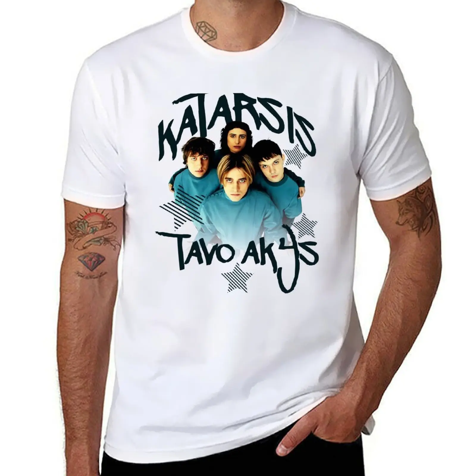 Katarsis Tavo Akys - Eurovision 2025 Lituania Camiseta de algodón Camiseta de hombre Camiseta de algodón pesado