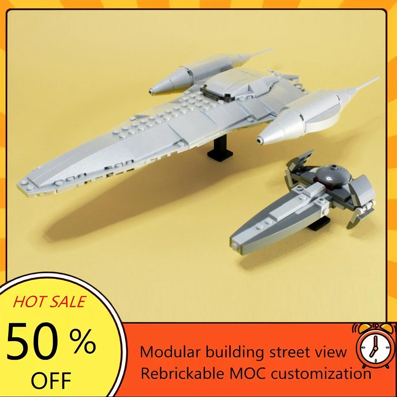 

Набор для сборки космического корабля из 394 деталей, популярная модель по мотивам фильма «Звездные войны», модульный конструктор, технологичный подарок, игрушка для детей на праздники