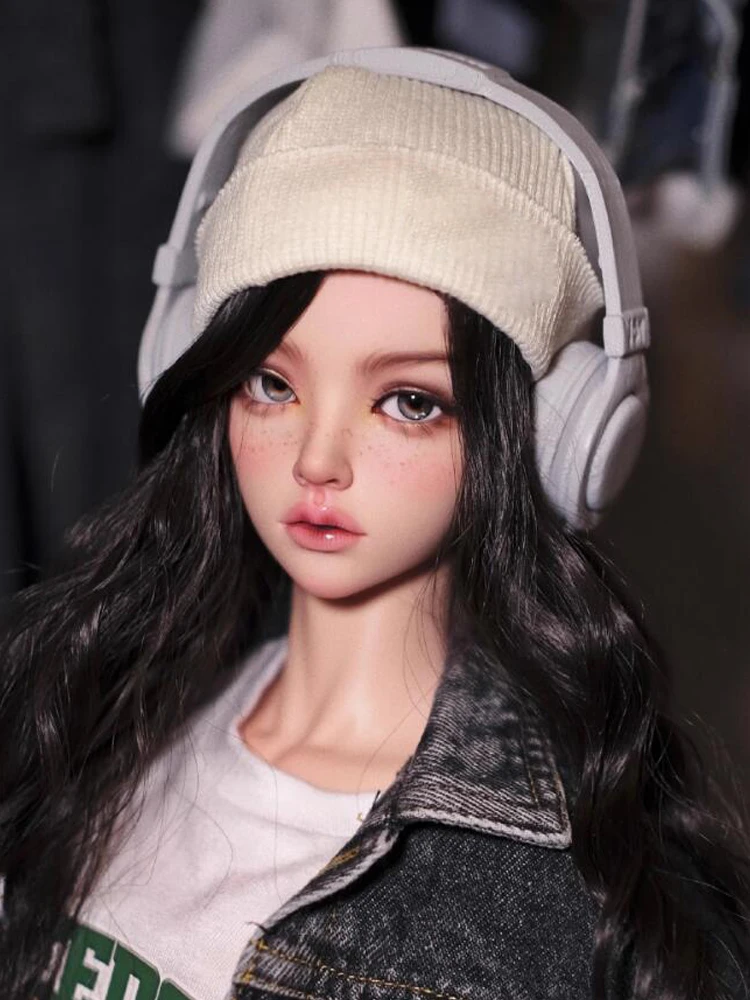 D09-P101 children handmade toy 1/6 1/4 1/3 bjd Doll Accessories photo props grey purple white black pink headset 1pcs