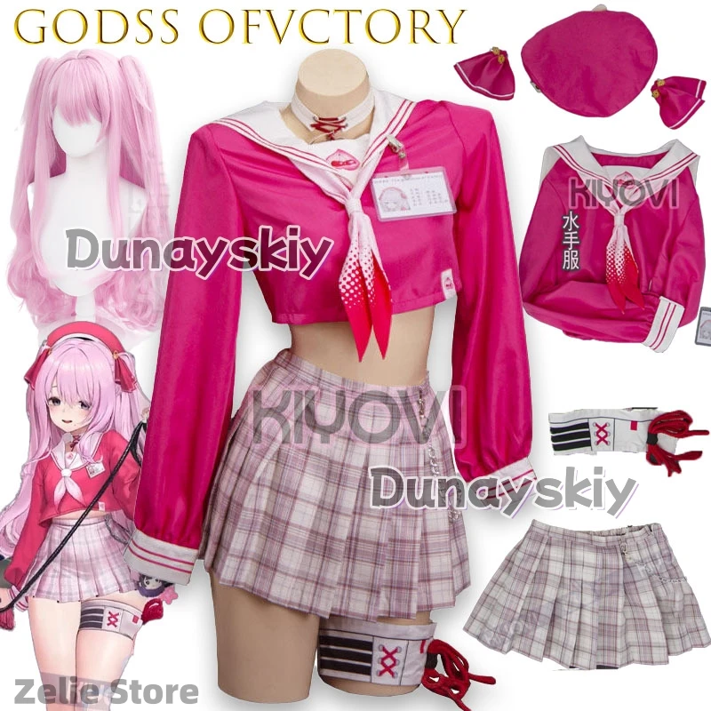 

Dunayskiy@@ Youni Cosplay Costume Dress Girl Lovely JK Suits Skirt Lovely Sexy Cosplay Kawaii Cute Sexy Party Cosplay