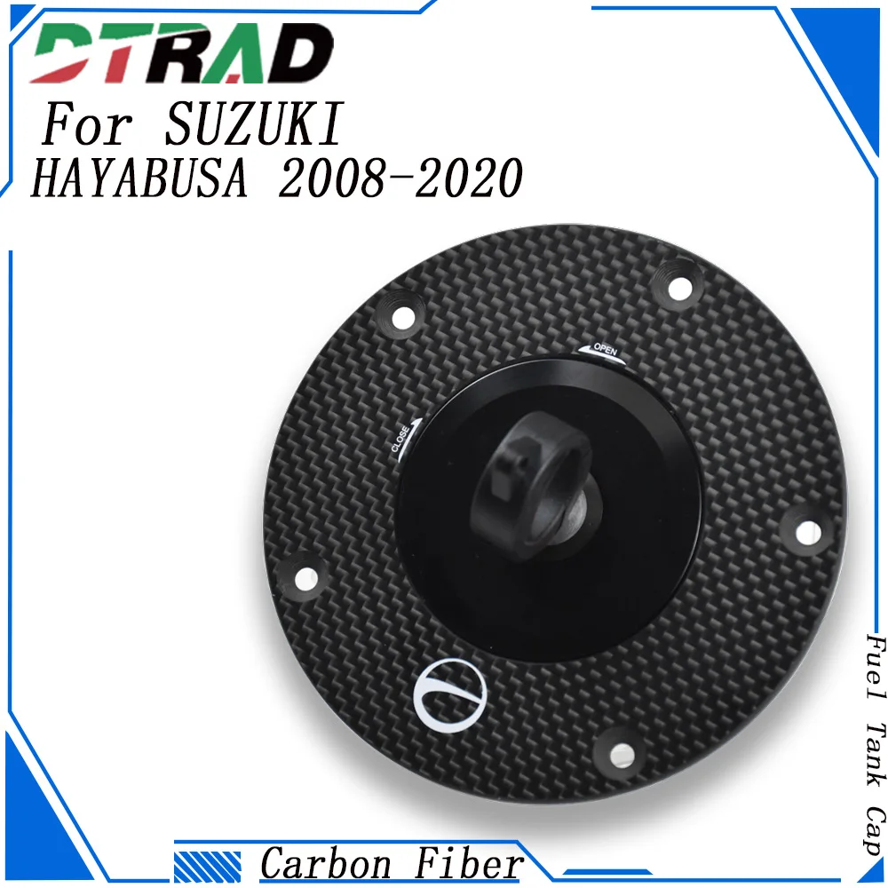 

For SUZUKI HAYABUSA GSX1300R 2008-2020 Motorcycle With Key Locking Quick Release Fuel Tank Cap Oil Tank Cover Petrol Cover