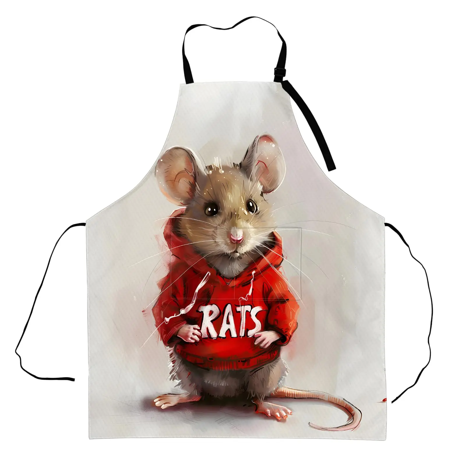 

Adorable Rat Apron,Adjustable Waterproof Oxford Fabric Kitchen Apron for Men and Women, Cooking, Baking