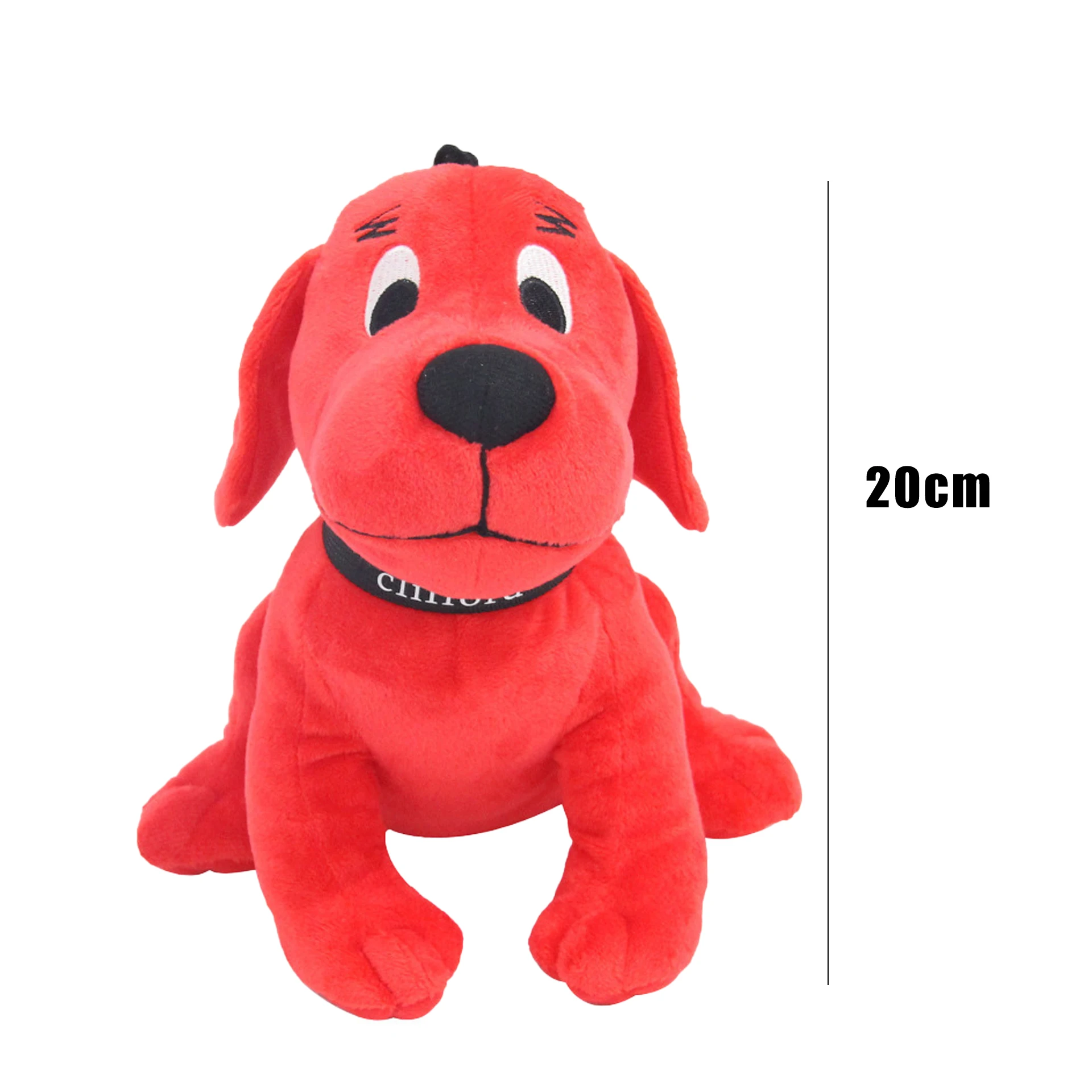 Kawaii Clifford The Big Red Dog Plush Doll Cartoon Anime Plush Toy Cute Clifford Soft Stuffed Doll Christmas Toy Gift for Girls