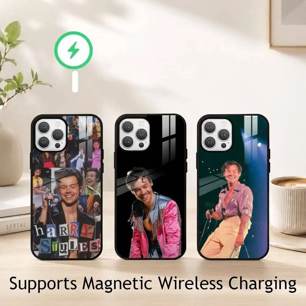 Singer Harry Styles gift Phone Case For iPhone18,17,16,15,14,13,12,11 Plus,Pro Compatible with magnetic wireless charging