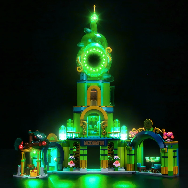 Lazishi LED lighting 75684 set suitable for Welcome to Emerald City building block gift (excluding building blocks)