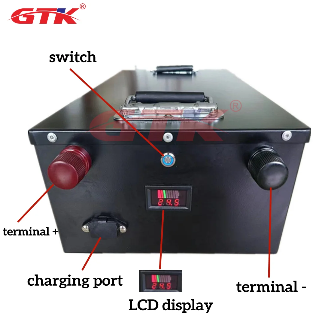 GTK bms 16s 48v lifepo4 battery 100AH 200AH 300AH 400AH 500AH 600AH 800AH 900AH for 10000w UPS scooter bike motor+20A charger