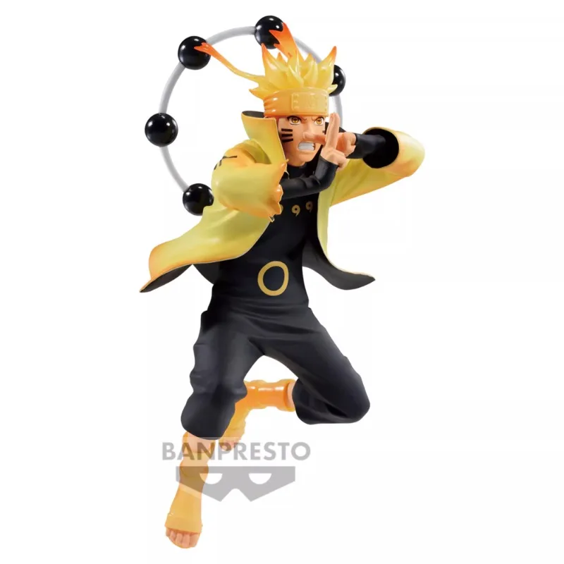 Bandai Original Naruto VIBRATION STARS Shippūden Anime Figure Uzumaki Naruto Action Figure Toys for Children Birthday Gifts