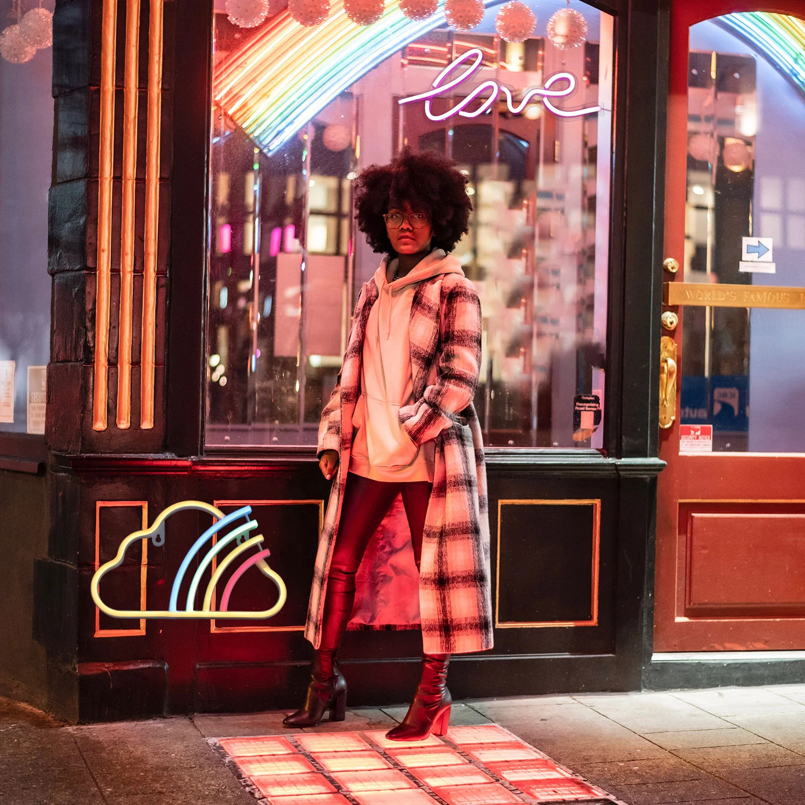 Rainbow Neon Light Led Cloud Lamp For Bar Restaurant Decor Cloud Neon Sign Indoor Party Decoration Lighting