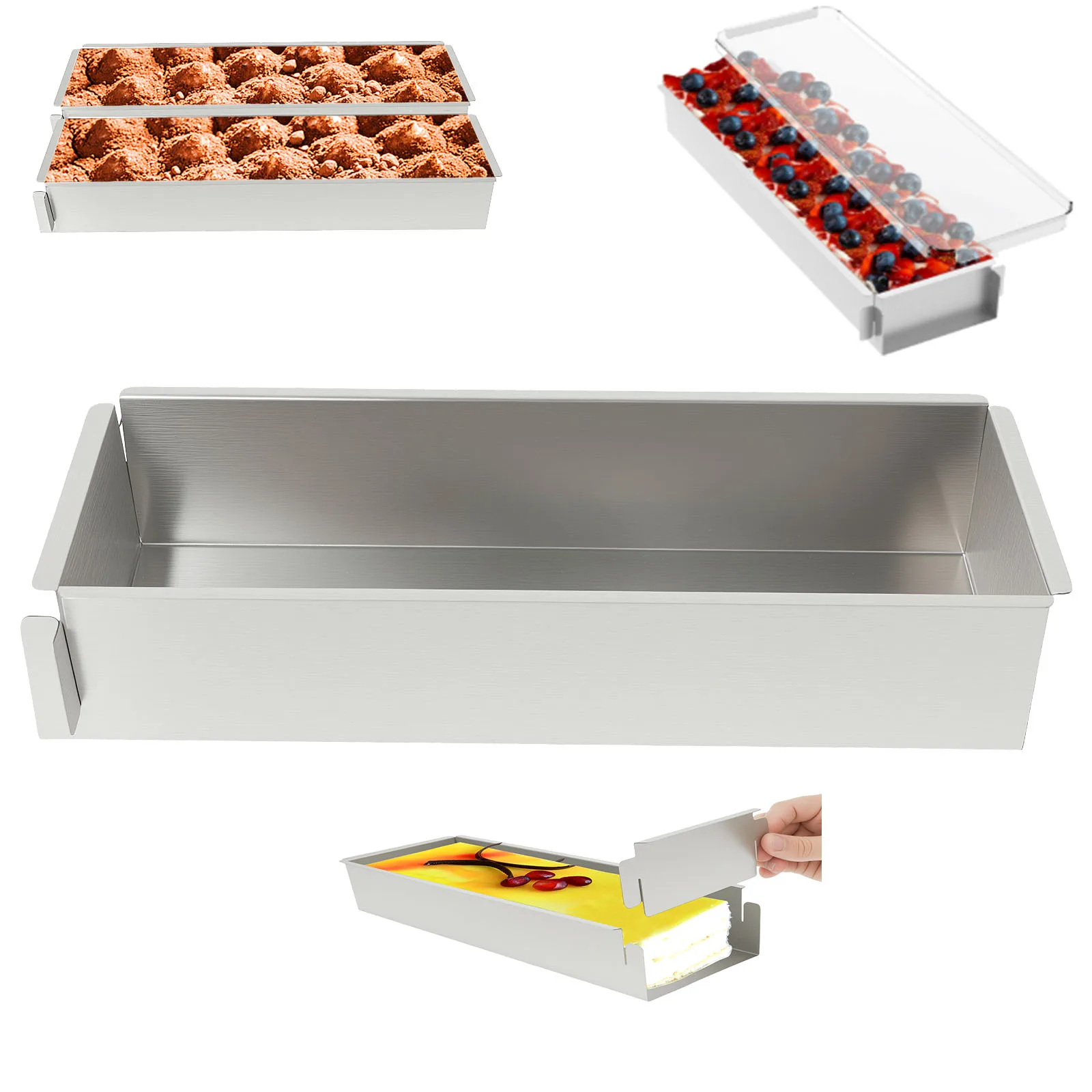 Tiramisu Kuchenform, Kuchenschaufel, Aluminiumlegierung, abnehmbar, antihaftbeschichtet, für DIY Kuchen, Mousse, Muffinform, Zuhause, Küche, Backzubehör