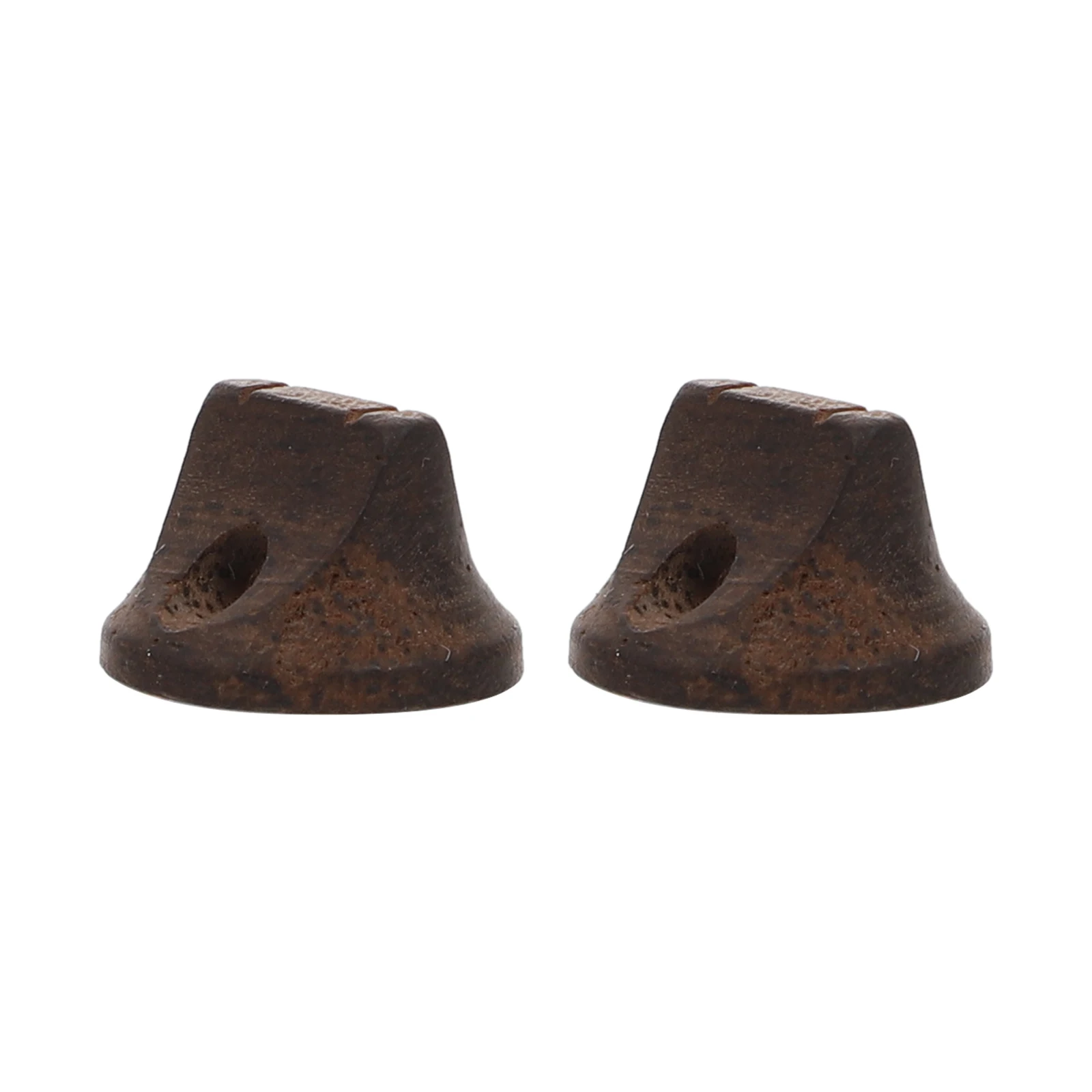 

2 Pcs Component Erhuqin Code Lovers Instrument Bridge Ebony Rosewood Accessories