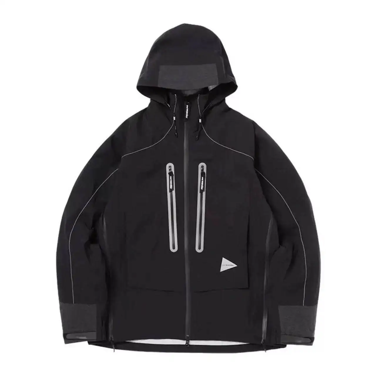 Chaqueta Softshell Impermeable con Costuras Selladas y Capucha Reflectante para Exteriores AW Pertex