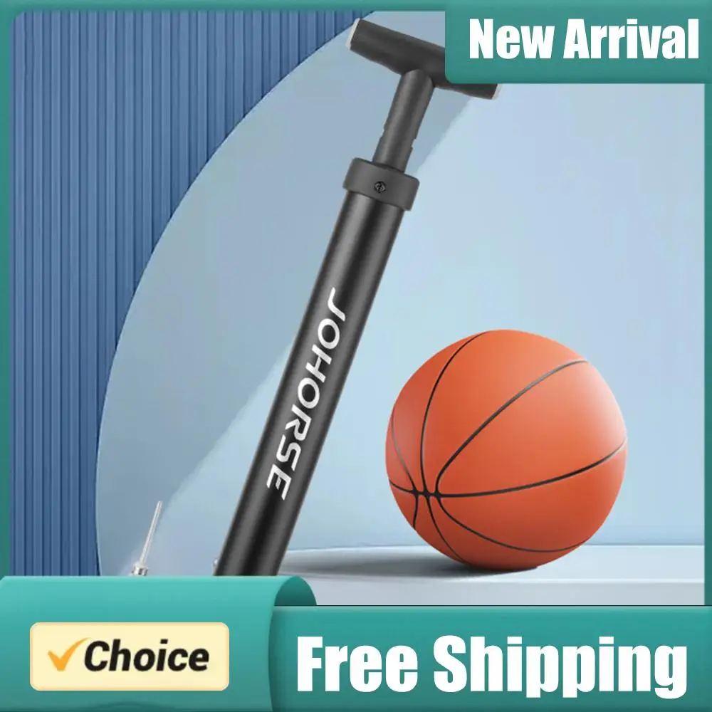 

Ball Hand Pump Portable Basketball Air Pump Compact Volleyball Pump Multifunction for Basketball Football Volleyball