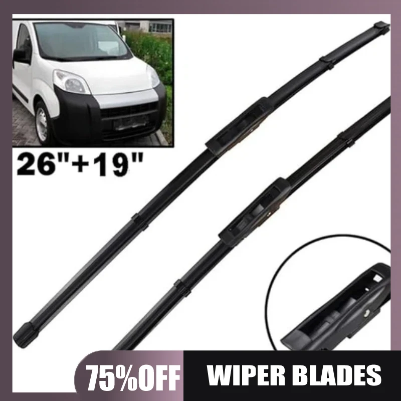 

Suitable for Citroen Nemo 2008-2013 26+19 wiper blades