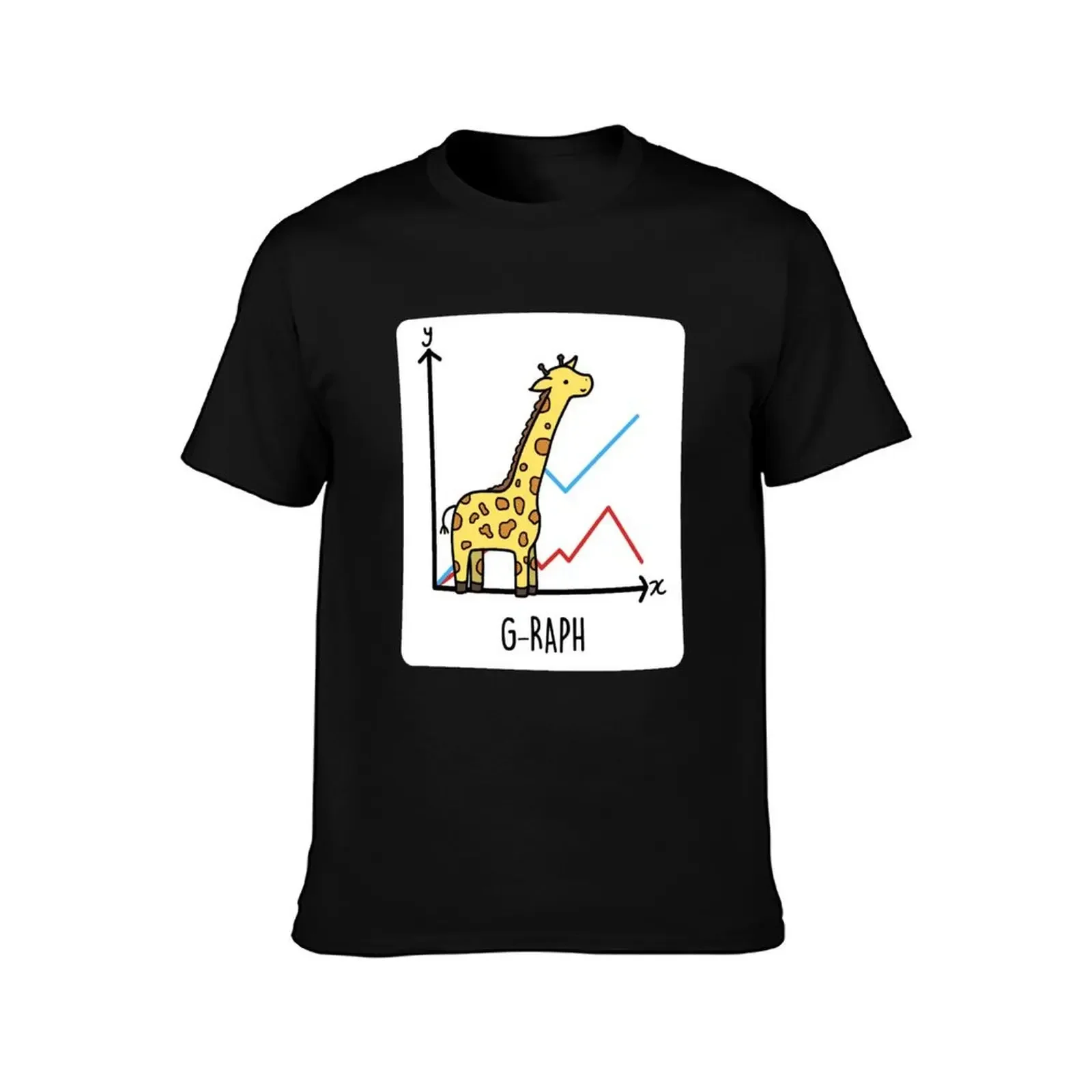 Cute Giraffe Graph Animal Pun T-Shirt shirts graphic fashion shirts sweat outfits for men