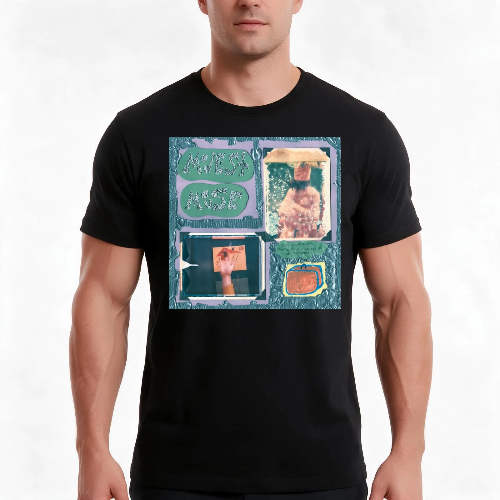 Modest Mouse - Sad Sappy Sucker T-Shirt Summer Casual Cotton Tee Oversized Streetwear Tops Vintage Graphic Print 100% Cotton