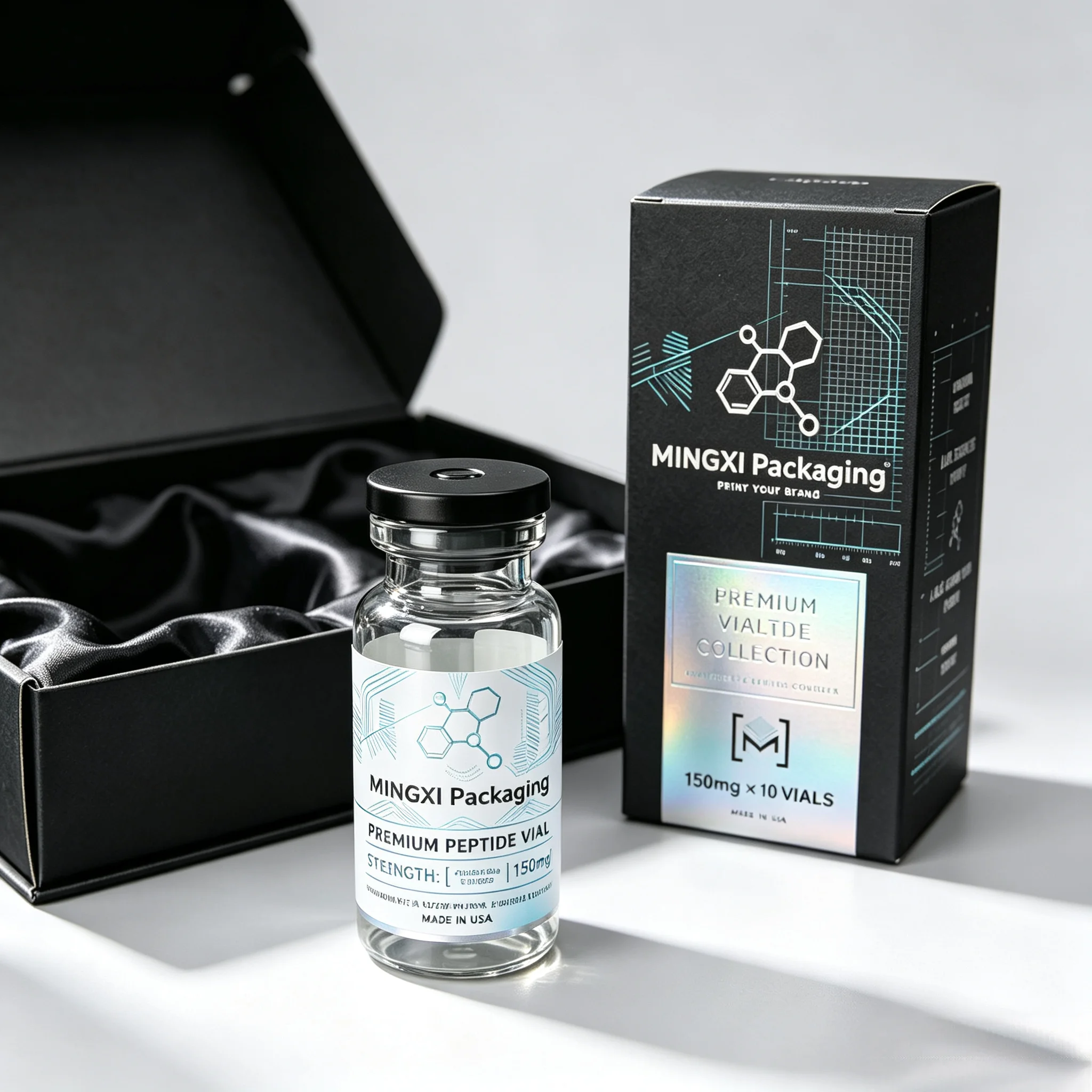 Custom Sticky Printed Labels For Peptide Injection Pen,3ml Peptide Product Packaging Stickers