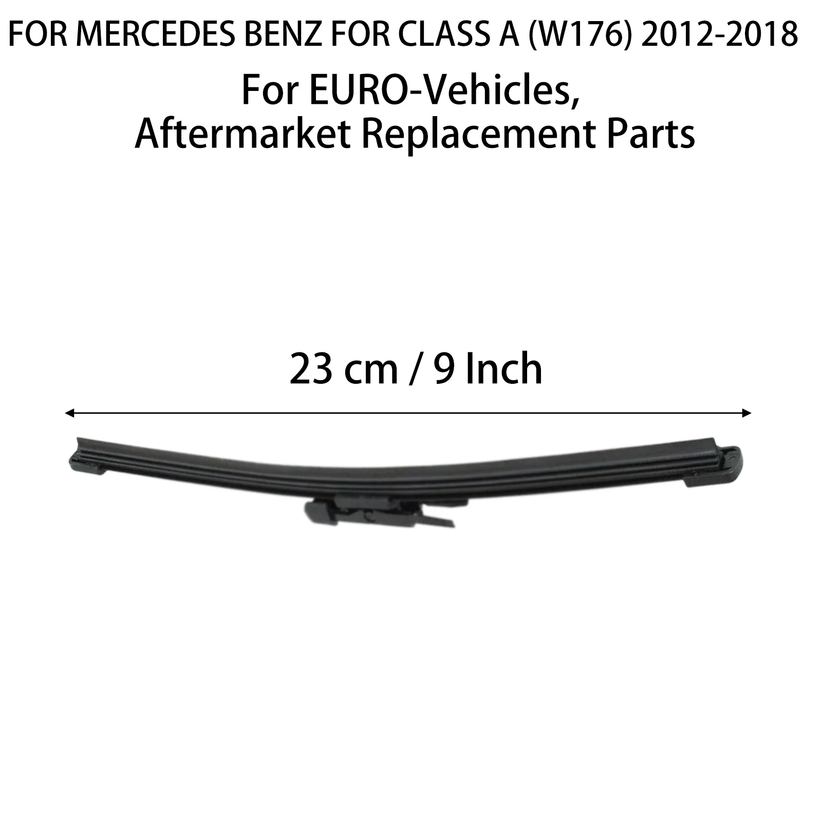 Dla MERCEDES BENZ Klasy A (W176) 2012-2018 Ramię wycieraczki tylnej szyby z piórem