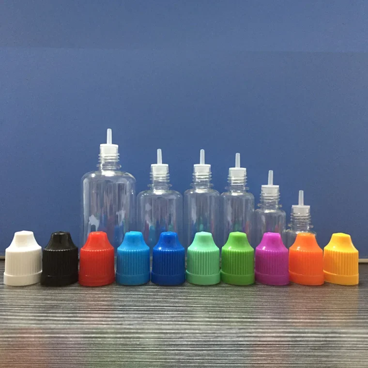 10pcs 3ml-100ml PET Plastic Empty Dropper Bottles with Caps Plug Tips Funnel Eye Liquid Oil Containers Travel Refillable Bottles