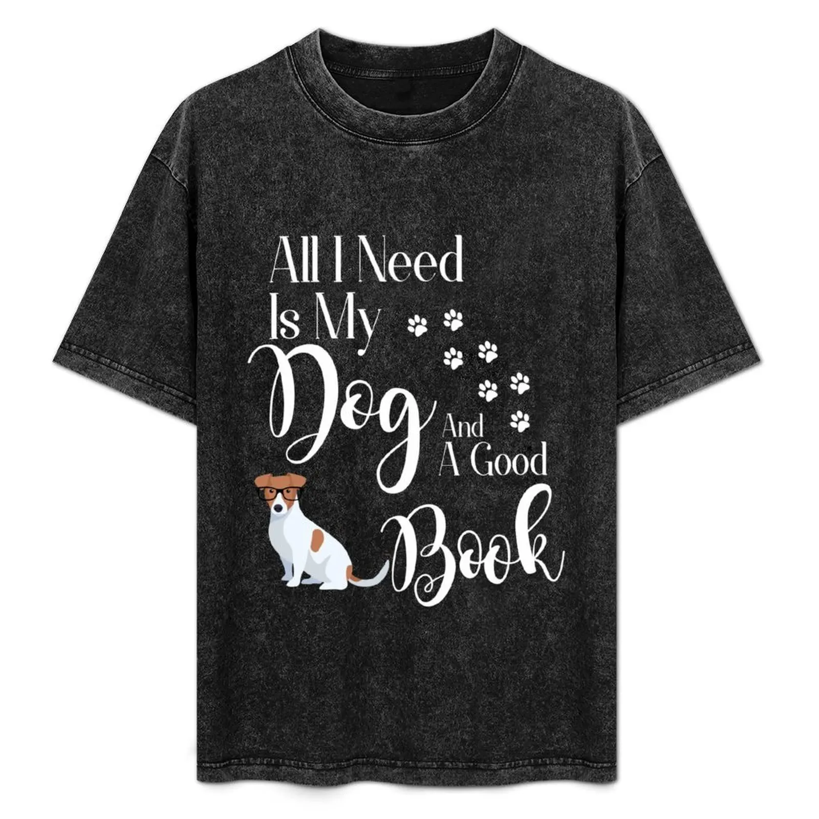 

Reading T Shirt Jack Russell Terrier I Love My Dog Book Reading Read Book Gifts Tee T-Shirt Big Size Daily Wear T-Shirt