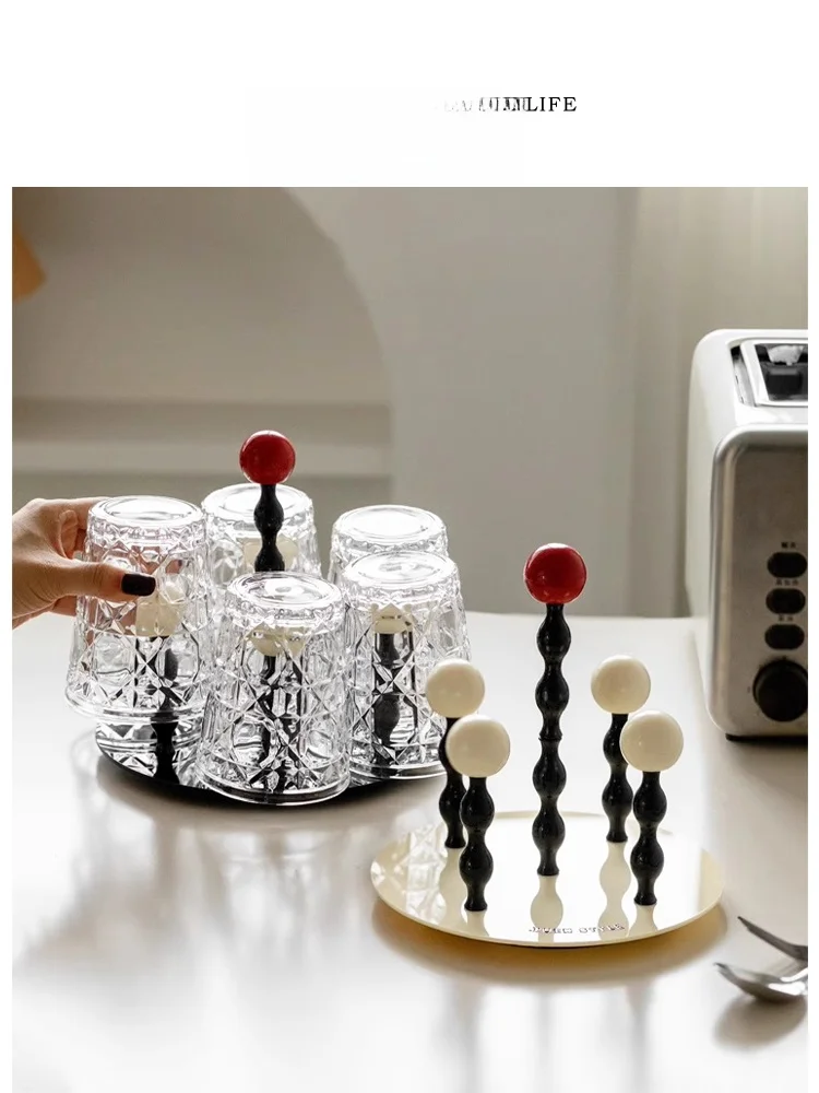 

Вращающаяся подставка для стаканов Tlife Athens, органайзер для дома и ванной комнаты, однотонный, из других материалов